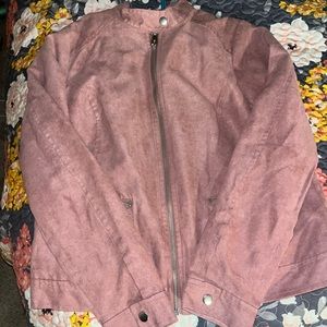 Suede pink jacket for sale